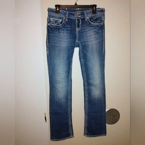 Vigoss The New York Slim Boot jeans size 5/6 flap pockets